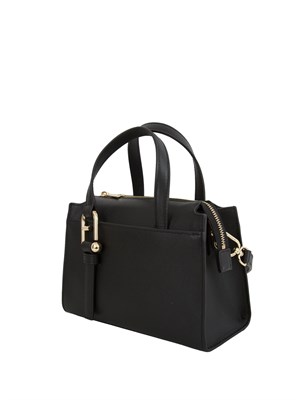 Borsa Boston Furla Nuvola S in pelle nera in DONNA