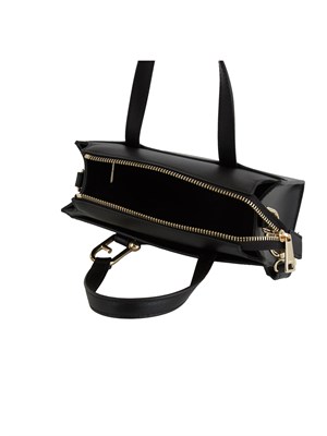 Borsa Boston Furla Nuvola S in pelle nera in DONNA