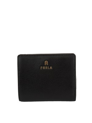 Portafoglio Furla Camelia in pelle nera in DONNA