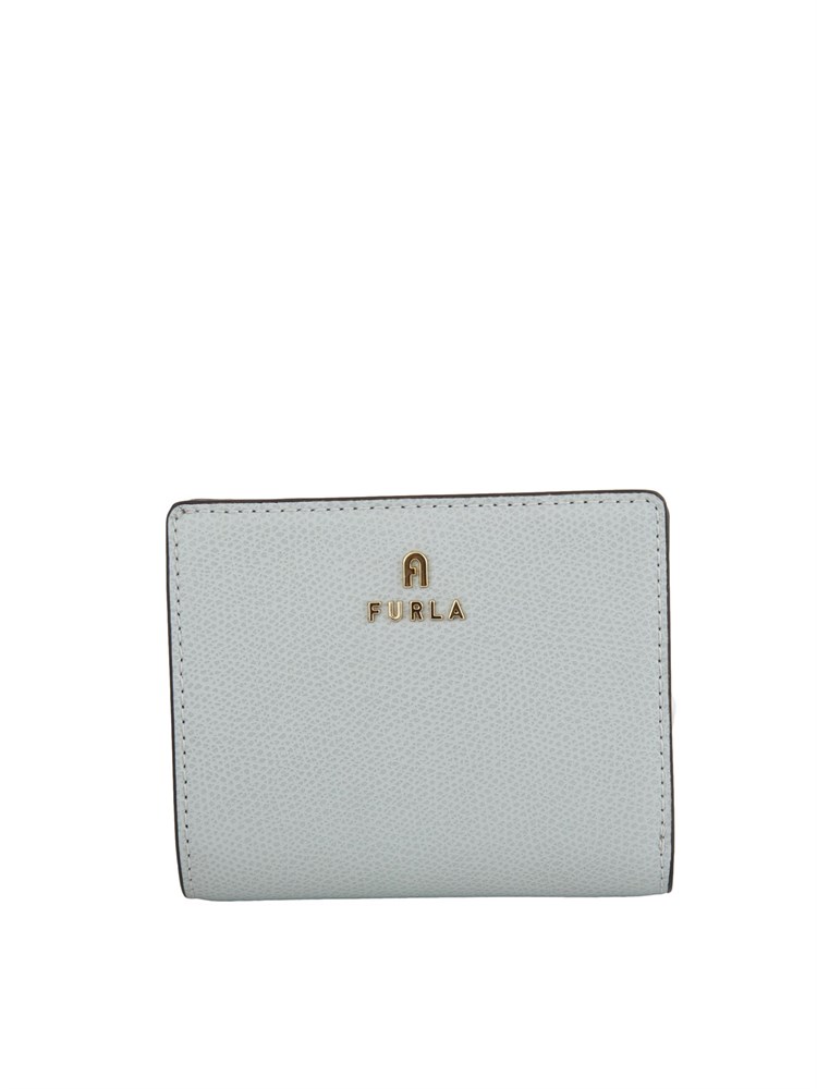 Portafoglio Furla Camelia in pelle celeste