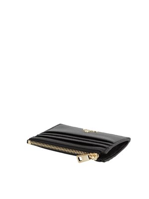 Porta carte di credito Furla Camelia S in pelle nera in DONNA