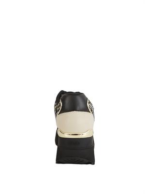 Sneakers Liu Jo donna in lurex e nylon nero e beige in DONNA