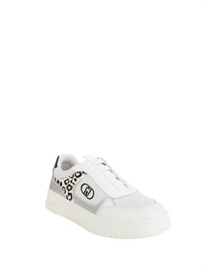 LIU JO Slip-on Liu-jo Me bianco con dettaglio animalier in DONNA