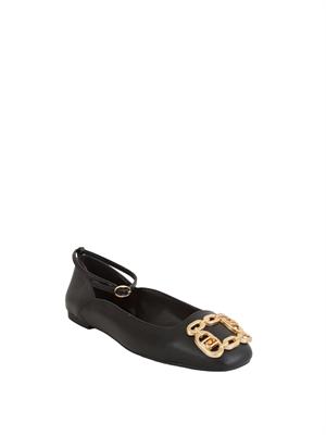 LIU JO Ballerine Liu-jo Brigitte in nappa nero in DONNA