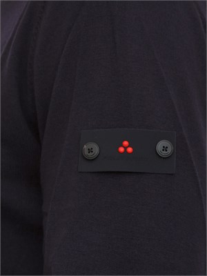 Maglia uomo a collo alto Peuterey in lana blu in UOMO