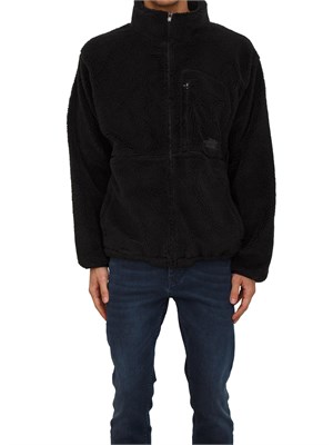 Felpa giubbino Extreme The North Face in pile nero in UOMO