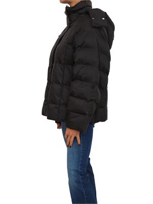 Piumino corto Romolo Max Mara MM in tessuto nero antigoccia in DONNA