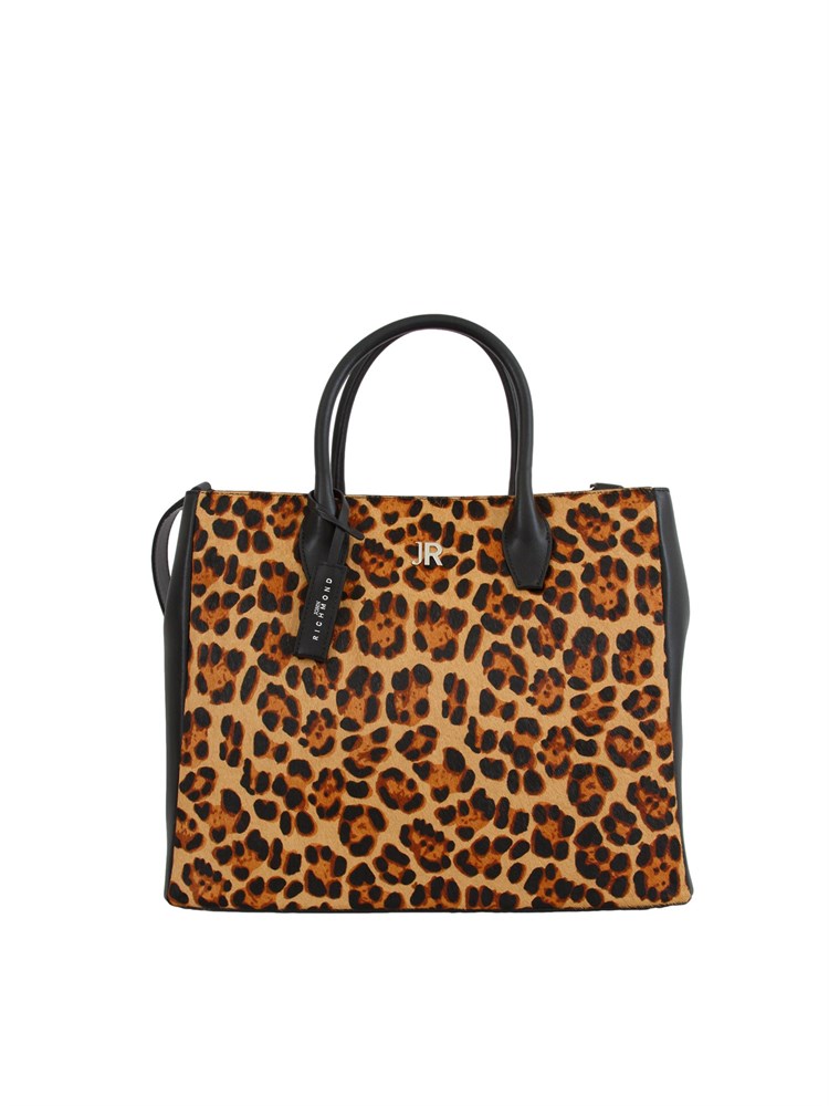 Borsa John Richmond in cavallino leopard