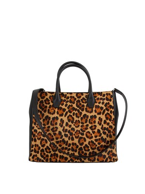 Borsa John Richmond in cavallino leopard in UOMO