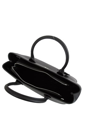 Borsa John Richmond in pelle nera in UOMO