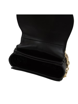Borsa John Richmond in pelle nera e cavallino leopard in UOMO