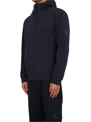 Giubbino uomo C.P. Company in tessuto tecnico blu in UOMO