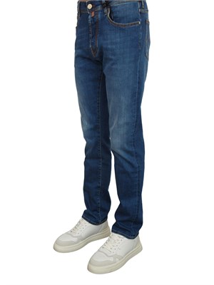 Jeans uomo Bard Jacob Cohen blu scuro vintage in UOMO