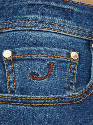 Jeans uomo Bard Jacob Cohen blu scuro vintage in UOMO