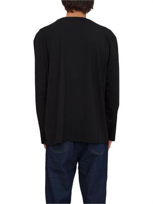 Maglia uomo GCDS a girocollo maniche e lunghe nera in UOMO
