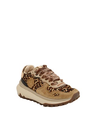 Sneaker Chacrona Matte Premium Satorisan in pelle animalier in DONNA