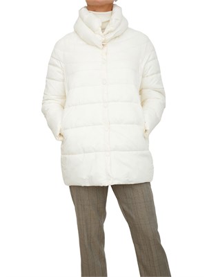 Piumino Rolando Kocca in tessuto bianco avorio in DONNA