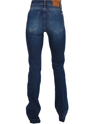 Jeans blu Rooney Kocca a zampa d'elefante in DONNA