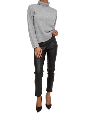 Pantaloni Maren Kocca in ecopelle nera in DONNA