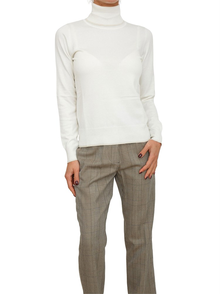 Maglia Vally collo alto Kocca in viscosa bianca