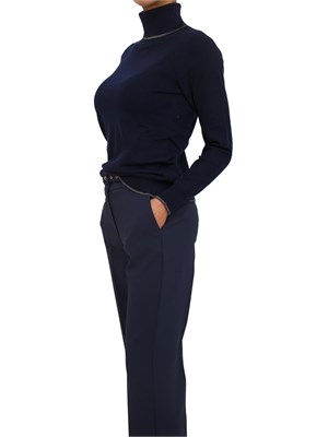 Maglia Vally collo alto Kocca in viscosa blu in DONNA