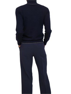 Maglia Vally collo alto Kocca in viscosa blu in DONNA