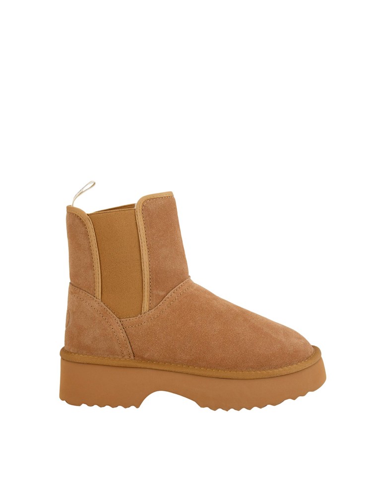 Stivaletti Liu Jo donna Juny 02 in pelle scamosciata cammello