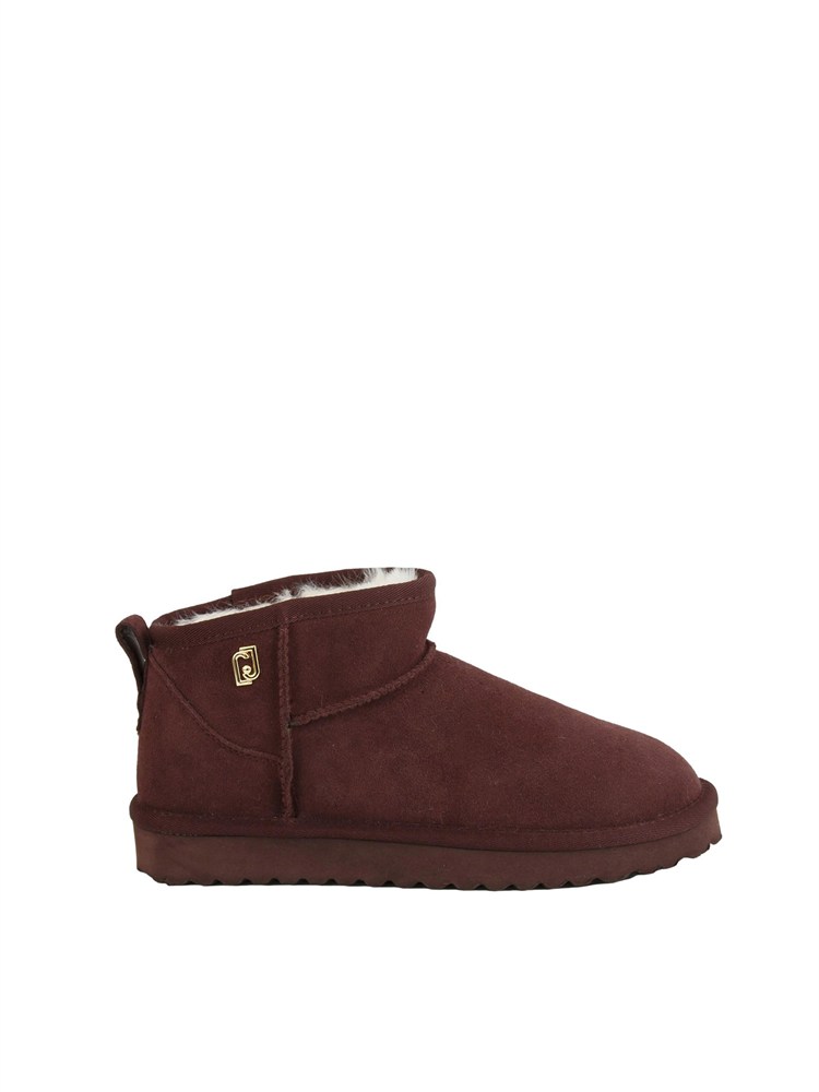 Stivaletti Liu Jo donna Jil 01 in suede viola amarone