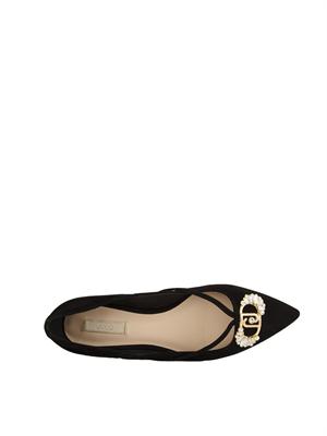 Ballerine Liu Jo Vivien 03 in velluto nero in DONNA