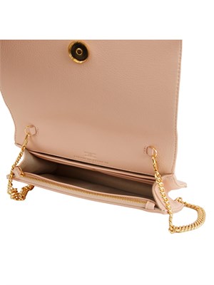 Borsa a tracolla Elisabetta Franchi in ecopelle rosa in DONNA