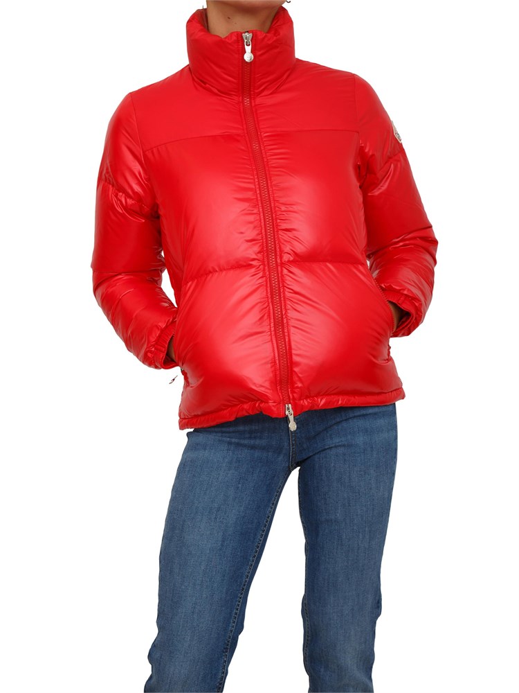 Giubbino donna Goldin Pyrenex rosso in piuma d'oca naturale