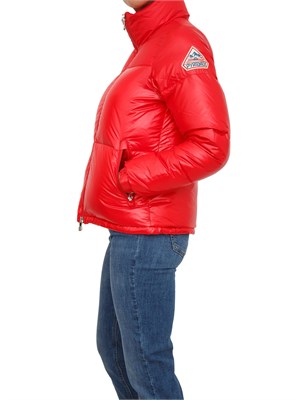 Giubbino donna Goldin Pyrenex rosso in piuma d'oca naturale in DONNA
