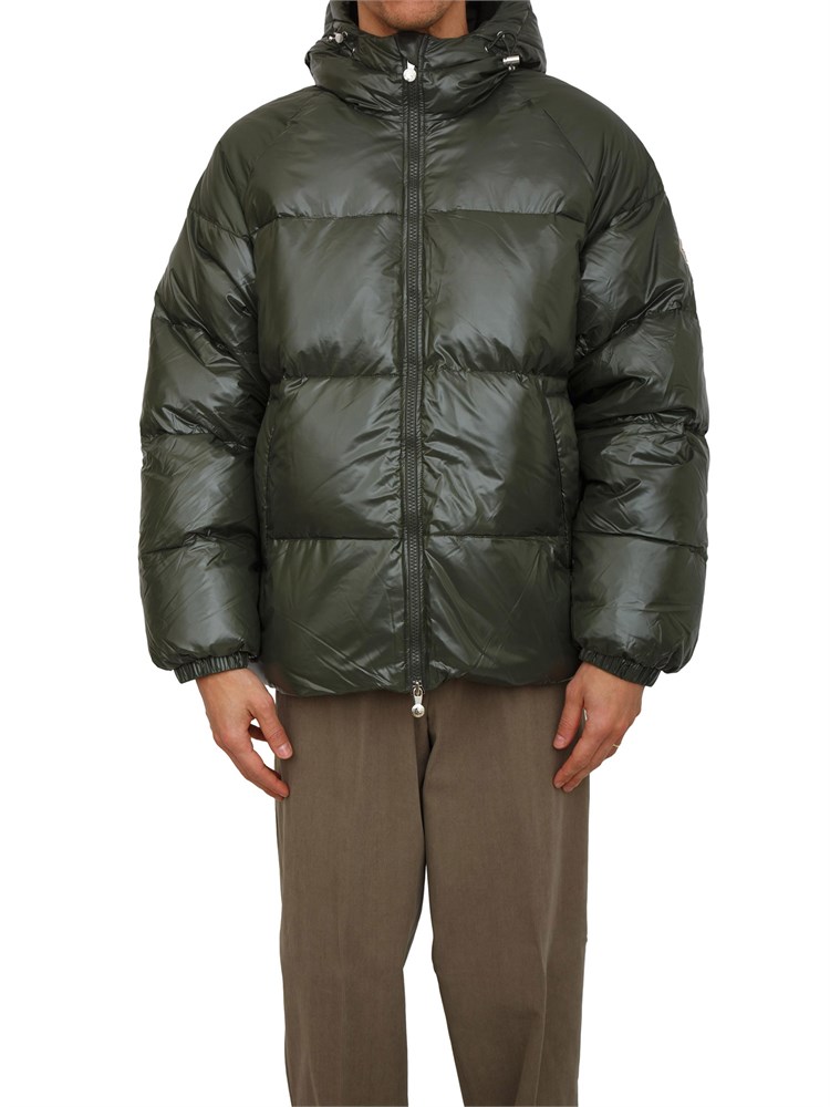 Piumino verde Sten Pyrenex unisex in piuma d'oca, idrorepellente e antivento
