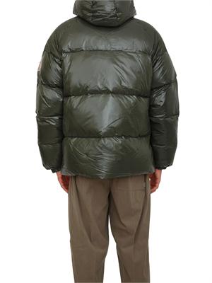 Piumino verde Sten Pyrenex unisex in piuma d'oca, idrorepellente e antivento in UOMO