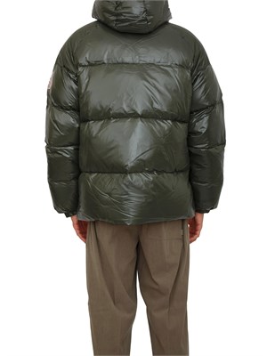 Piumino verde Sten Pyrenex unisex in piuma d'oca, idrorepellente e antivento in UOMO