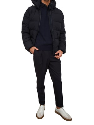 Giubbino Spoutnic Pyrenex unisex in piuma d'oca blu in UOMO