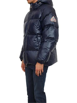 Piumino blu Sten Pyrenex unisex in piuma d'oca, idrorepellente e antivento in UOMO
