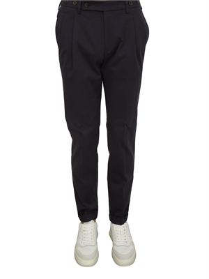 Pantaloni Barber Berwich in cotone mano calda blu in UOMO