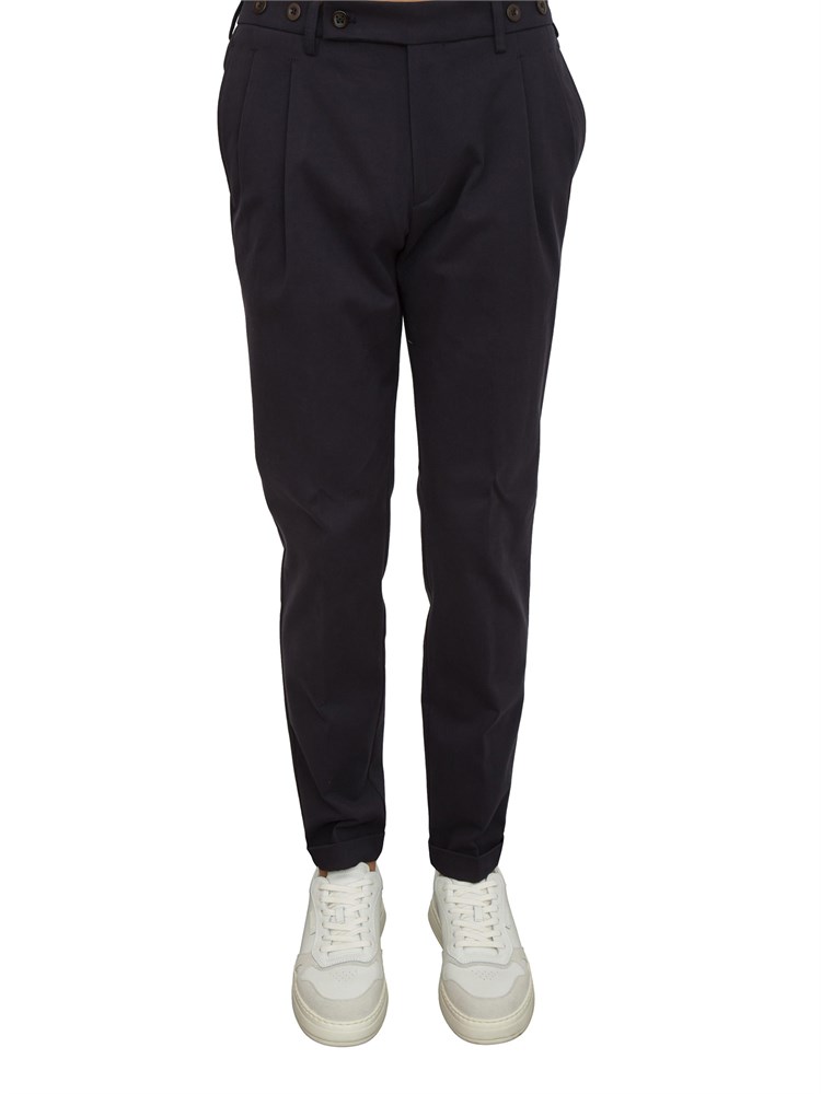 Pantaloni Barber Berwich in cotone mano calda blu