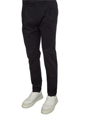 Pantaloni Barber Berwich in cotone mano calda blu in UOMO