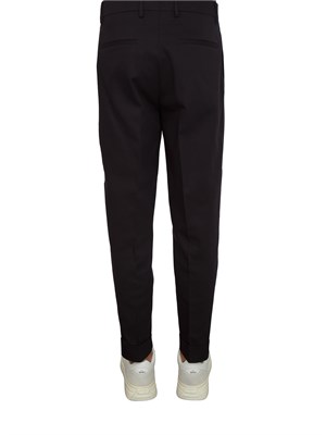 Pantaloni Chiaia Berwich in twill di cotone blu in UOMO