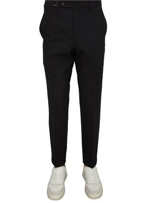 Pantaloni uomo Chiaiaff Berwich fresco lana nero in UOMO