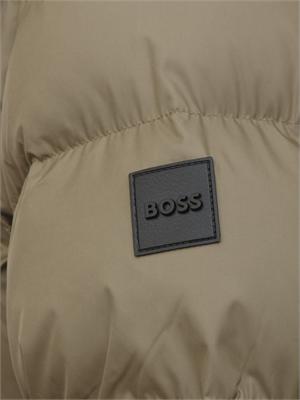 Giubbotto verde Boss uomo in tessuto idrorepellente in UOMO