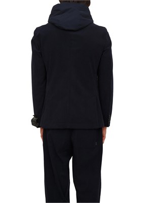 Giacca giubbotto Boss uomo in velluto blu in UOMO