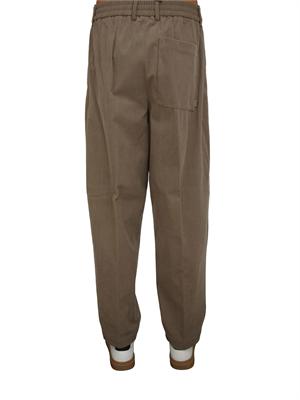 Pantaloni Boss uomo in velluto verde in UOMO