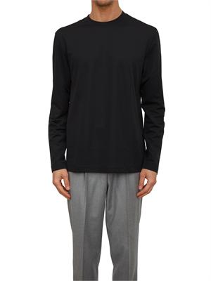 T-shirt m/l Boss uomo in cotone nero in UOMO