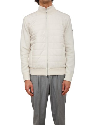 Giubbino Boss uomo in lana e cotone avorio in UOMO