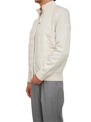 Giubbino Boss uomo in lana e cotone avorio in UOMO