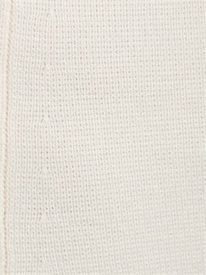 Pantaloni Marzia Max Mara in filato di viscosa punto tessuto bianco in DONNA