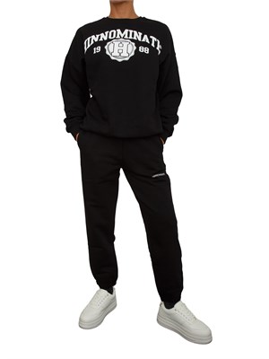 Pantalone tuta Hinnominate donna in cotone nero in DONNA